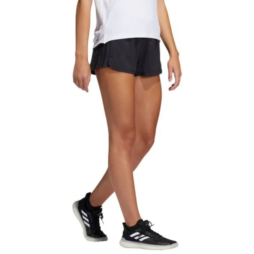 Adidas Aeroready Black Heather Pacer Running Shorts - Size Small Womens